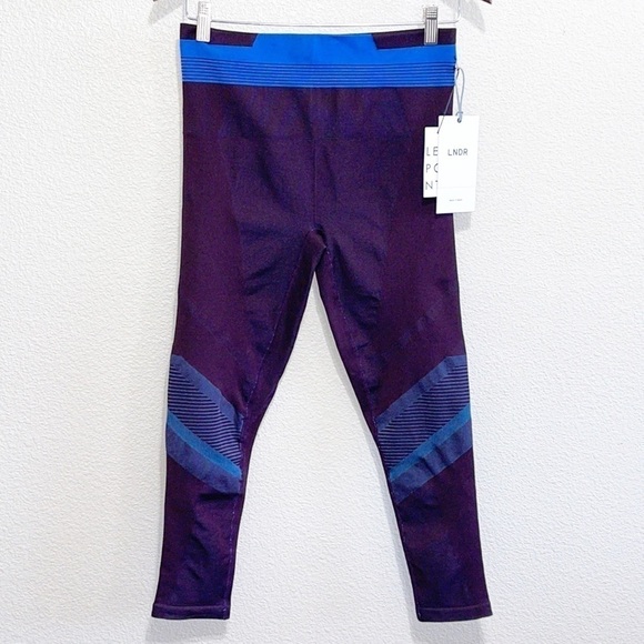 NWT LNDR Le Point Woman Blackberry Lunar Legging Workout Pants Size M-L - Picture 1 of 13